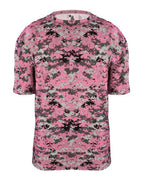 Badger Youth Digital Camo T-Shirt (Part 1 of 2) - Pink Digital
