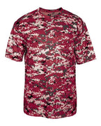 Badger Youth Digital Camo T-Shirt (Part 1 of 2) - Cardinal Digital