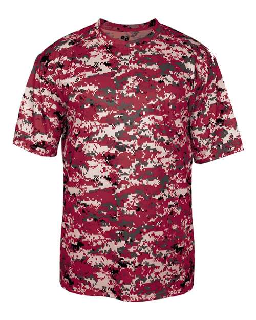 Badger Youth Digital Camo T-Shirt (Part 1 of 2) - Cardinal Digital