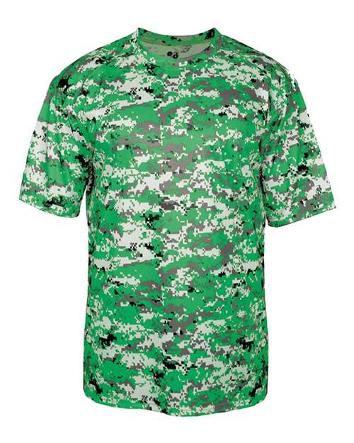 Badger Youth Digital Camo T-Shirt (Part 1 of 2) - Kelly Digital