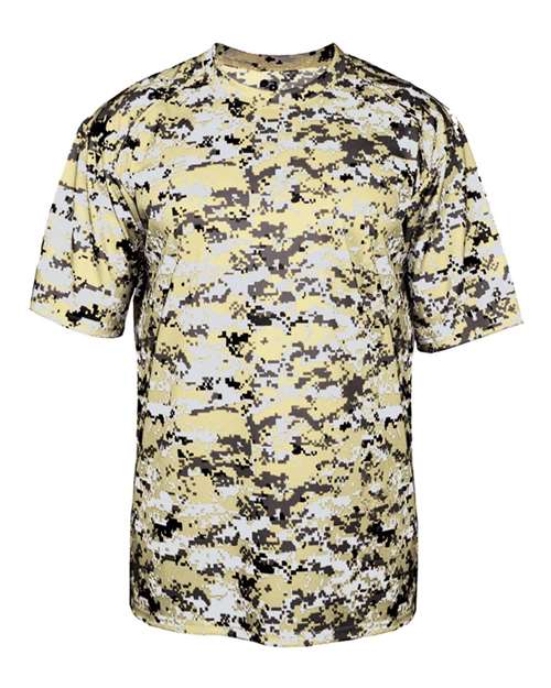 Badger Youth Digital Camo T-Shirt (Part 2 of 2) - Vegas Gold Digital