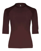 Badger Men's Pro-Compression Half Sleeve T-Shirt - Maroon