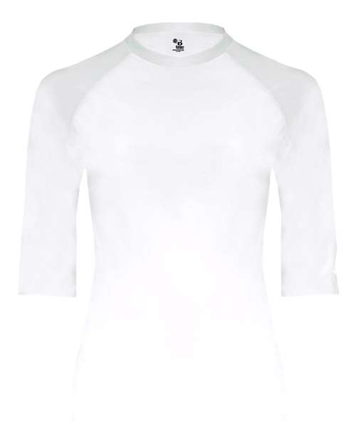 Badger Men's Pro-Compression Half Sleeve T-Shirt - White