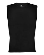 Badger Men's Pro-Compression Sleeveless T-Shirt - Black