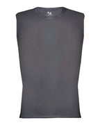 Badger Men's Pro-Compression Sleeveless T-Shirt - Graphite