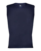 Badger Men's Pro-Compression Sleeveless T-Shirt - Navy