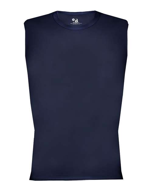 Badger Men's Pro-Compression Sleeveless T-Shirt - Navy