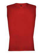 Badger Men's Pro-Compression Sleeveless T-Shirt - Red