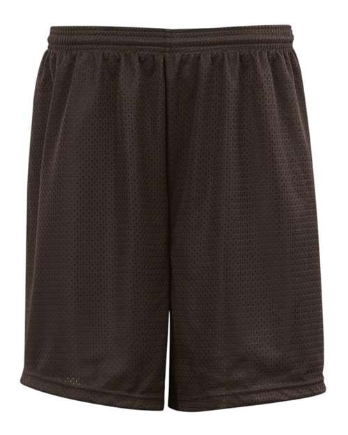 Badger Youth Pro Mesh 6" Shorts - Brown