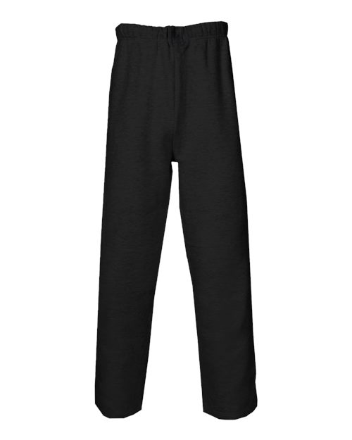 Badger Youth Open-Bottom Sweatpants - Black