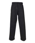 Badger Youth Open-Bottom Sweatpants - Charcoal