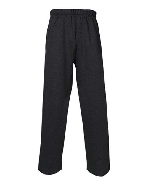 Badger Youth Open-Bottom Sweatpants - Charcoal