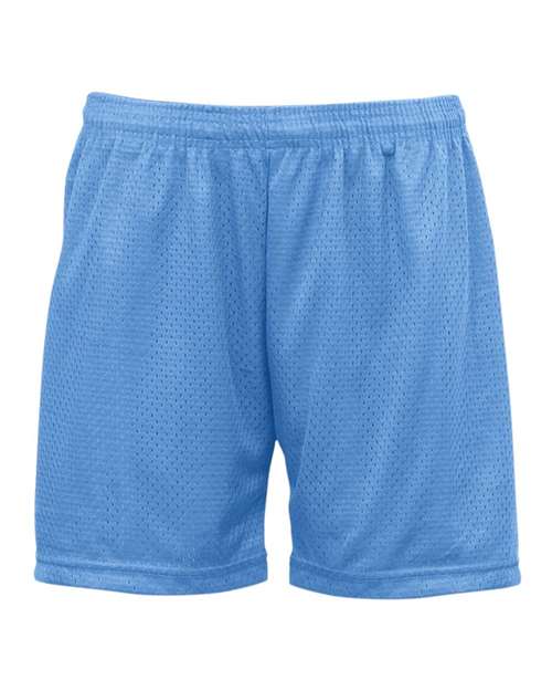 Badger Women's Pro Mesh 5" Solid Liner Shorts - Columbia Blue 