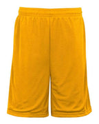 Badger Men's Pro Mesh 9" Shorts with Pockets - Gold