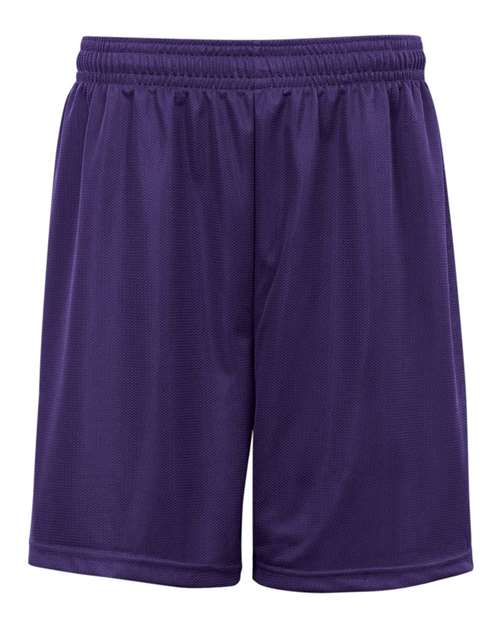 Badger Men's Mini Mesh 9'' Inseam Shorts - Purple