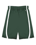 Alleson Athletic Men's B-Core B-Slam Reversible Shorts - Forest/ White