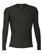 Badger Youth Pro-Compression Long Sleeve T-Shirt - Black