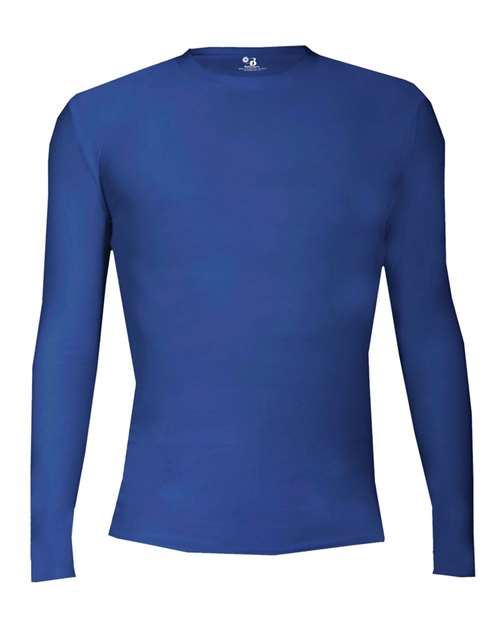 Badger Youth Pro-Compression Long Sleeve T-Shirt - Royal
