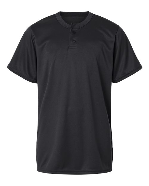 Alleson Athletic Youth B-Core Placket Jersey - Black