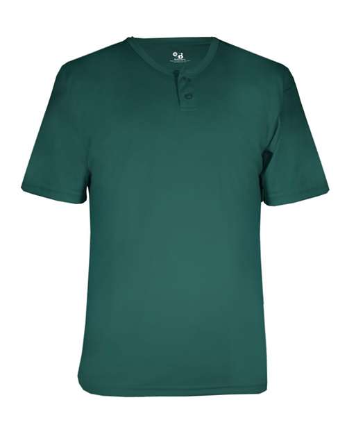 Alleson Athletic Youth B-Core Placket Jersey - Forest