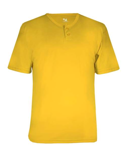 Alleson Athletic Youth B-Core Placket Jersey - Gold