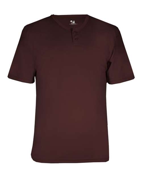 Alleson Athletic Youth B-Core Placket Jersey - Maroon