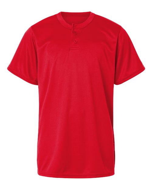 Alleson Athletic Youth B-Core Placket Jersey - Red