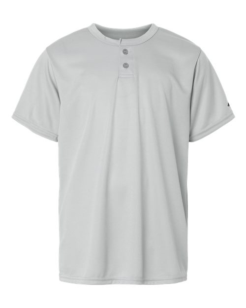 Alleson Athletic Youth B-Core Placket Jersey - Silver
