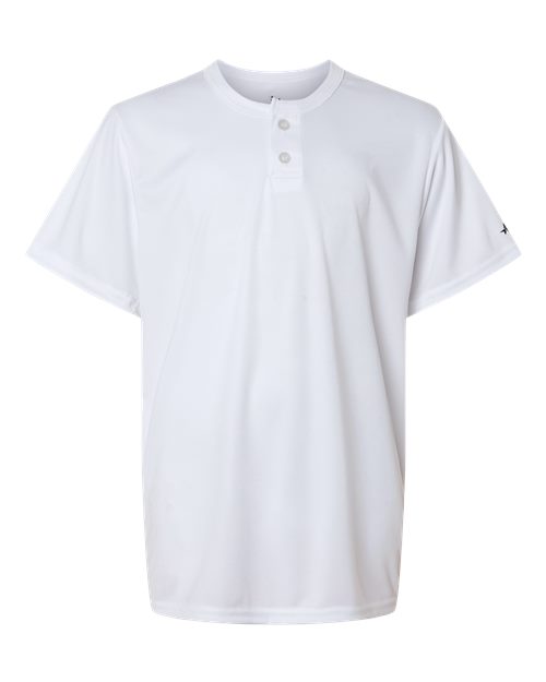 Alleson Athletic Youth B-Core Placket Jersey - White