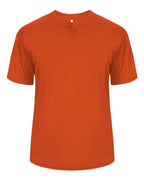 Alleson Athletic Men's B-Core Placket Jersey (Part 1 of 2) - Burnt Orange