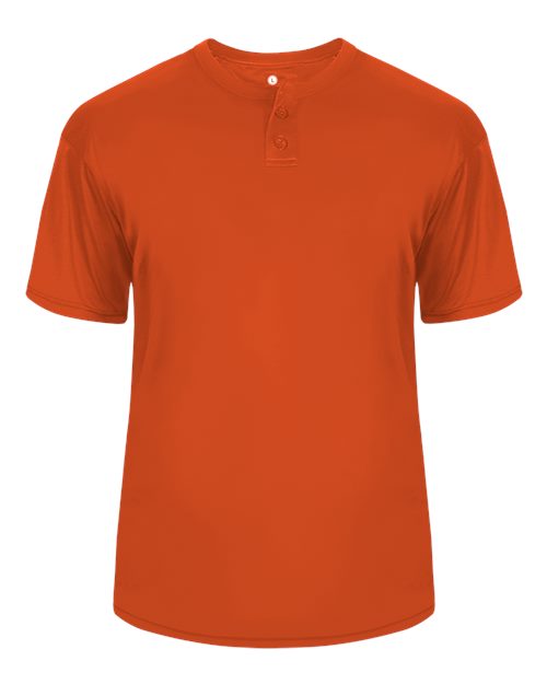 Alleson Athletic Men's B-Core Placket Jersey (Part 1 of 2) - Burnt Orange
