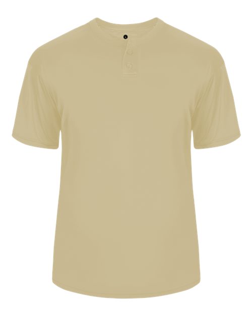 Alleson Athletic Men's B-Core Placket Jersey (Part 2 of 2) - Vegas Gold