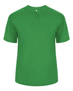 Alleson Athletic Men's B-Core Placket Jersey (Part 1 of 2) - Kelly