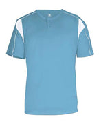 Alleson Athletic Youth B-Core Pro Placket Jersey - Cardinal/ White