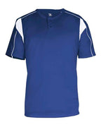 Alleson Athletic Youth B-Core Pro Placket Jersey - Royal/ White
