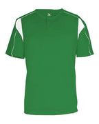 Alleson Athletic Men's B-Core Pro Placket Jersey (Part 1 of 2) - Kelly/ White
