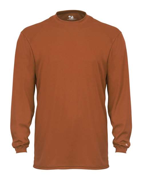 Badger Unisex B-Core Long Sleeve T-Shirt (Part 2 of 2) - Texas Orange