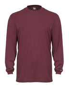 Badger Unisex B-Core Long Sleeve T-Shirt (Part 1 of 2) - Cardinal