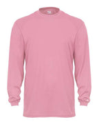 Badger Unisex B-Core Long Sleeve T-Shirt (Part 2 of 2) - Pink