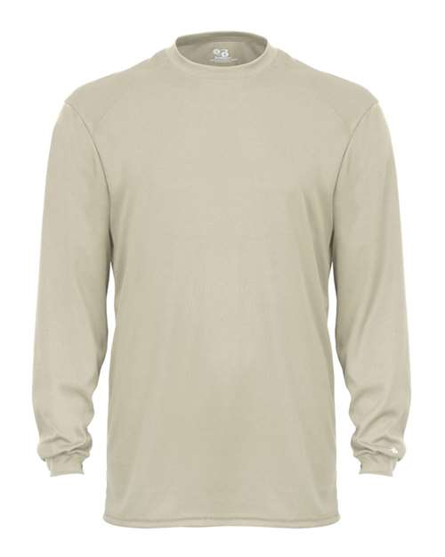 Badger Unisex B-Core Long Sleeve T-Shirt (Part 2 of 2) - Sand