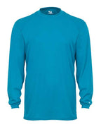 Badger Unisex B-Core Long Sleeve T-Shirt (Part 1 of 2) - Electric Blue