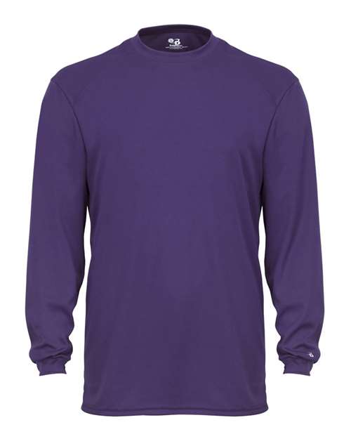 Badger Unisex B-Core Long Sleeve T-Shirt (Part 2 of 2) - Purple