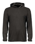 Badger Unisex B-Core Hooded Long Sleeve T-Shirt (Part 1 of 2) - Black
