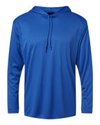 Badger Unisex B-Core Hooded Long Sleeve T-Shirt (Part 1 of 2) - Royal