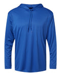 Badger Unisex B-Core Hooded Long Sleeve T-Shirt (Part 2 of 2) - Royal