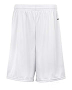 Badger Men's B-Core 7" Shorts (Part 2 of 2) - White