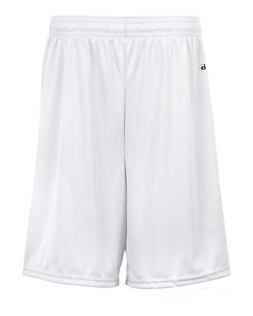 Badger Men's B-Core 7" Shorts (Part 2 of 2) - White