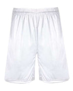 Badger Men's BT5 9" Inseam Trainer Shorts - White