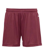 Badger Women's B-Core 5" Inseam Shorts (Part 1 of 2) - Cardinal