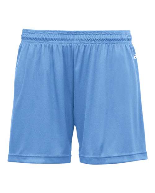 Badger Women's B-Core 5" Inseam Shorts (Part 1 of 2) - Columbia Blue